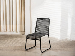 Lido Outdoor Chair Charcoal (Set of 4)