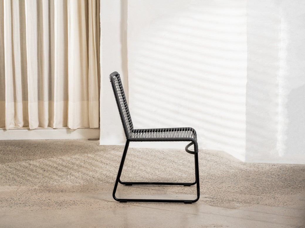 Lido Outdoor Chair Charcoal (Set of 4)