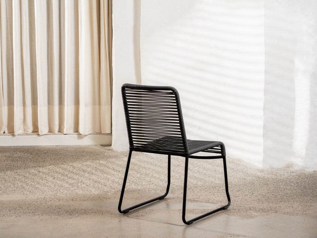 Lido Outdoor Chair Charcoal (Set of 4)