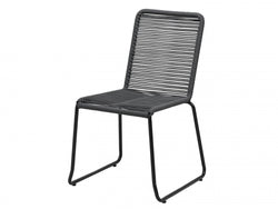 Lido Outdoor Chair Charcoal (Set of 4)