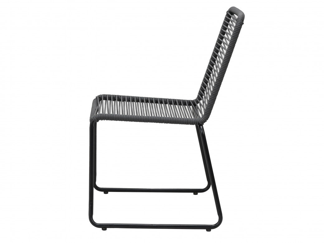 Lido Outdoor Chair Charcoal (Set of 4)