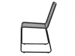 Lido Outdoor Chair Charcoal (Set of 4)