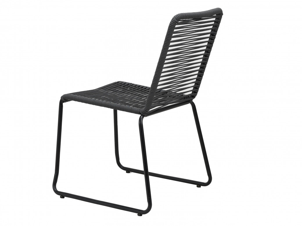 Lido Outdoor Chair Charcoal (Set of 4)