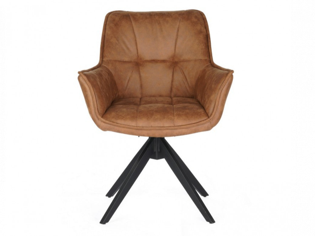 Bella Dining Chairs Cognac  (Set of 2)