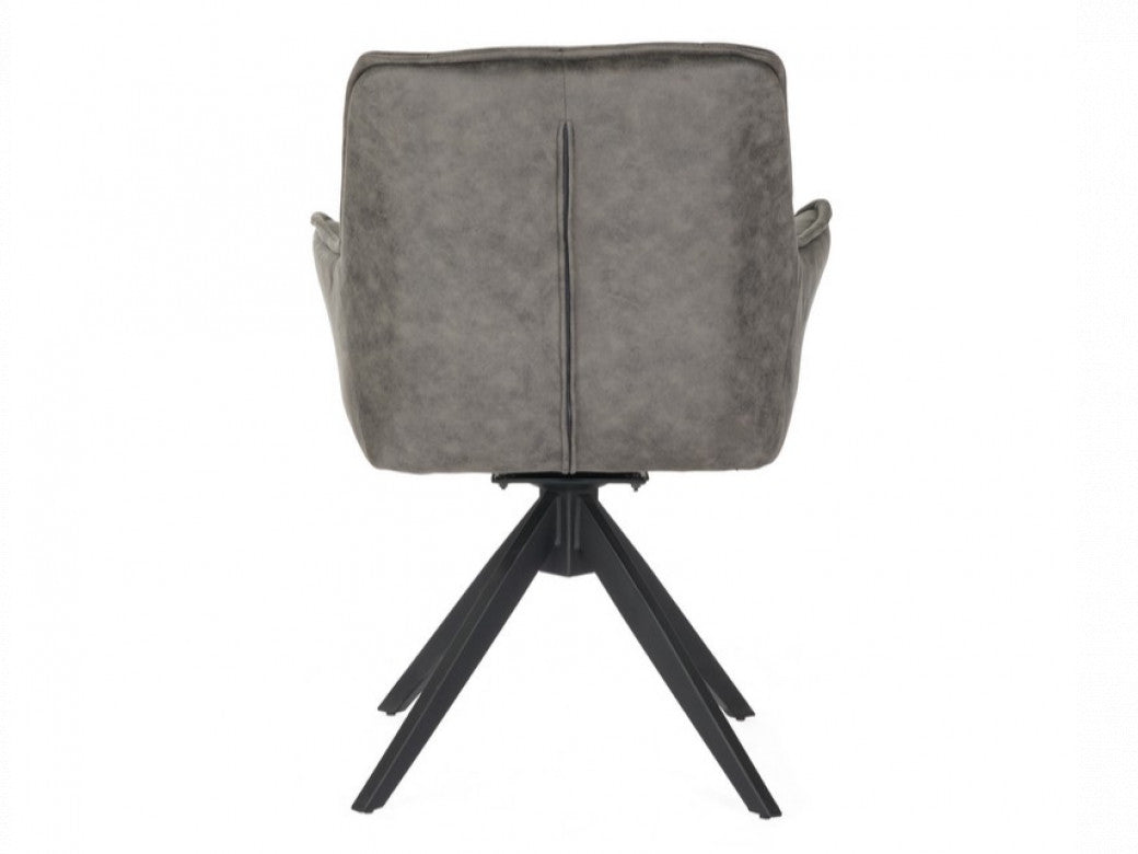Bella Dining Chairs Grey  (Set of 2)