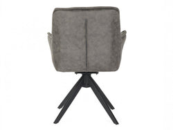 Bella Dining Chairs Grey  (Set of 2)