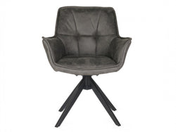 Bella Dining Chairs Grey  (Set of 2)
