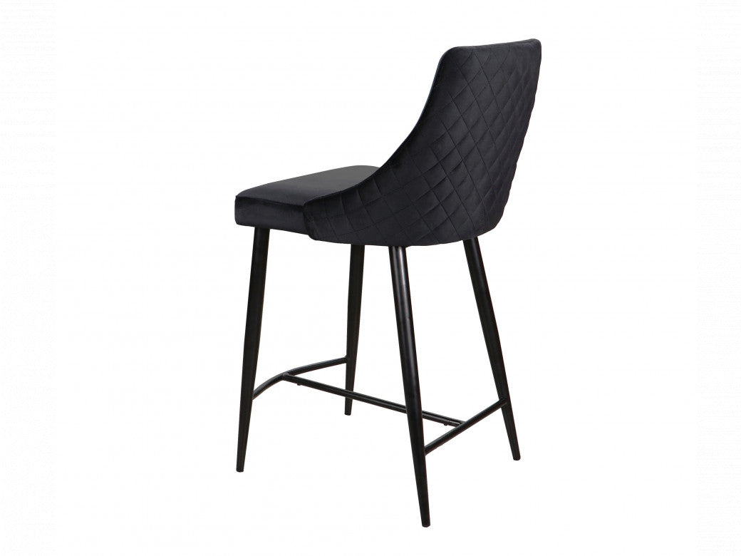 Cassia Bar Stool Black Set of 2