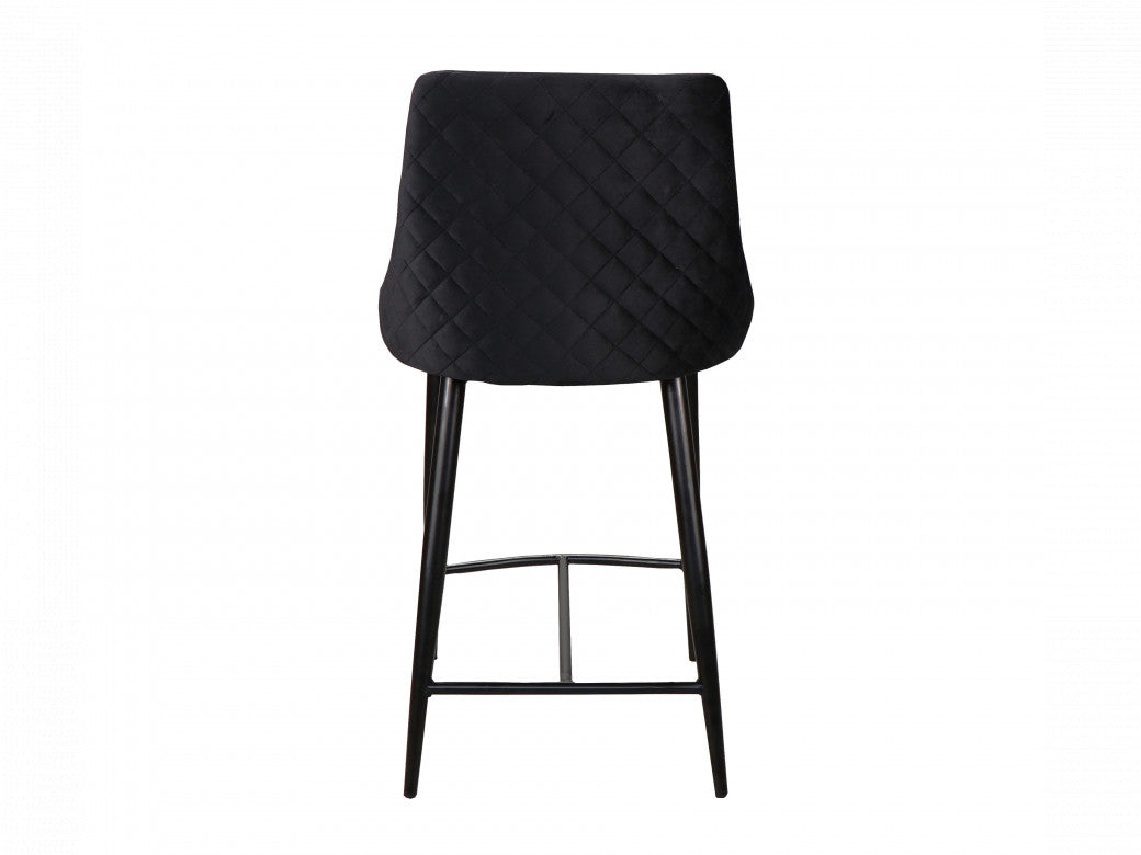 Cassia Bar Stool Black Set of 2