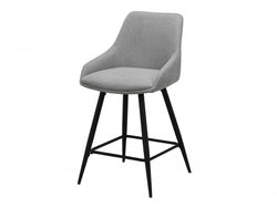 Ashton Bar Stool Silver Grey (Set of 2)