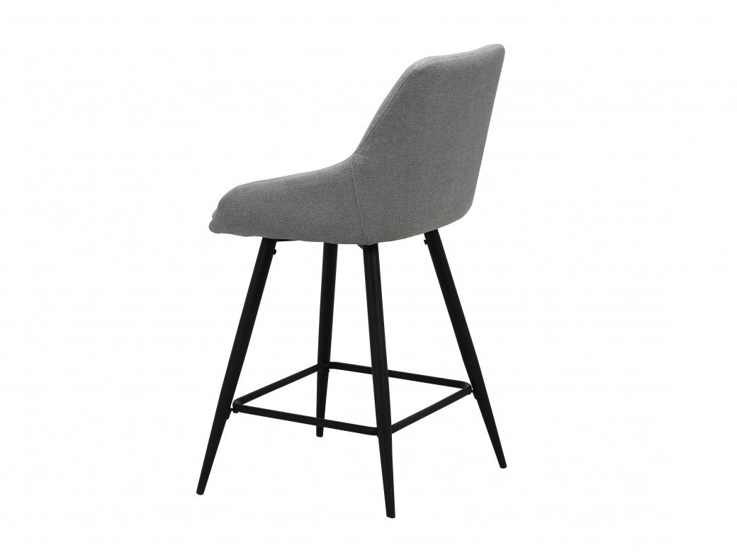 Ashton Bar Stool Silver Grey (Set of 2)