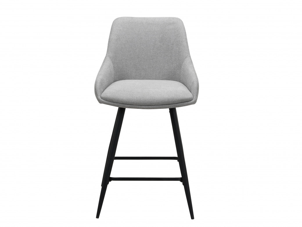 Ashton Bar Stool Silver Grey (Set of 2)
