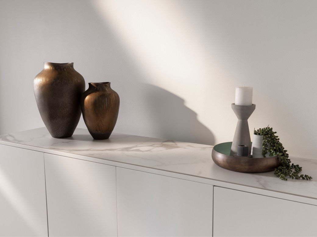 Symphony Buffet Marmo Ceramic/ White MDF
