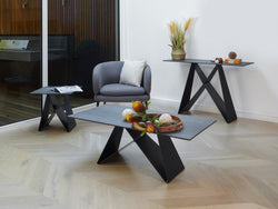 Etna Side Table Shadow Grey Ceramic