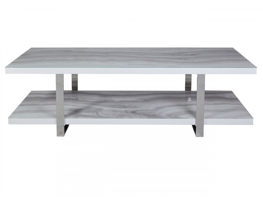 Luna TV Unit Calacatta Marble