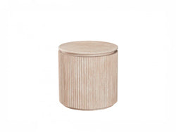 Empire Side Table Travertine