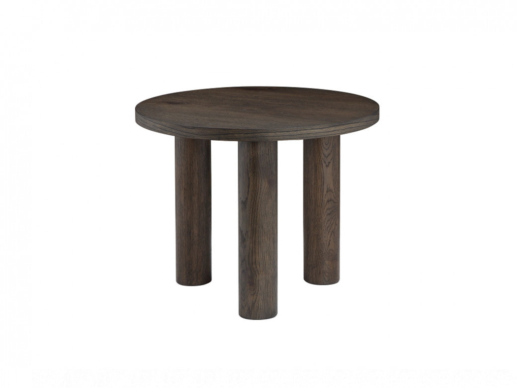 Capri Lamp Table – Coffee | Oak Veneer MDF