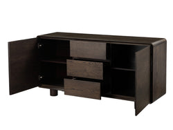 Capri Sideboard – Coffee | Oak Veneer MDF