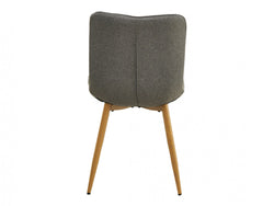 Sydney Dining Chair – Ash | Textured Fabric & Ash Wood-Effect Frame (Set of 2)