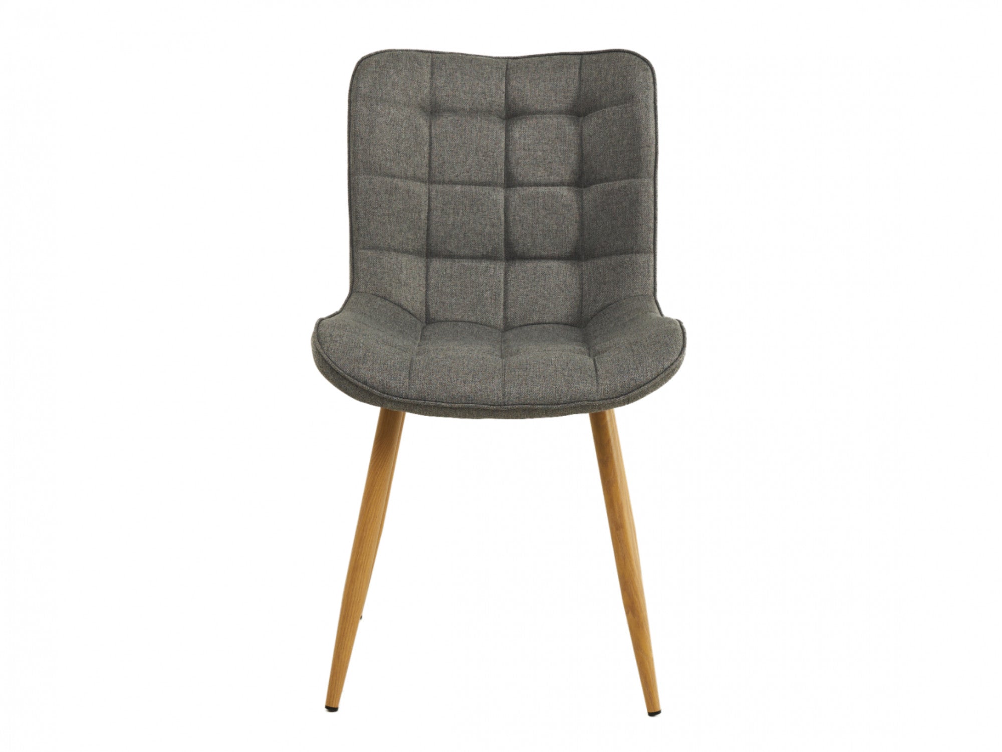 Sydney Dining Chair – Ash | Textured Fabric & Ash Wood-Effect Frame (Set of 2)