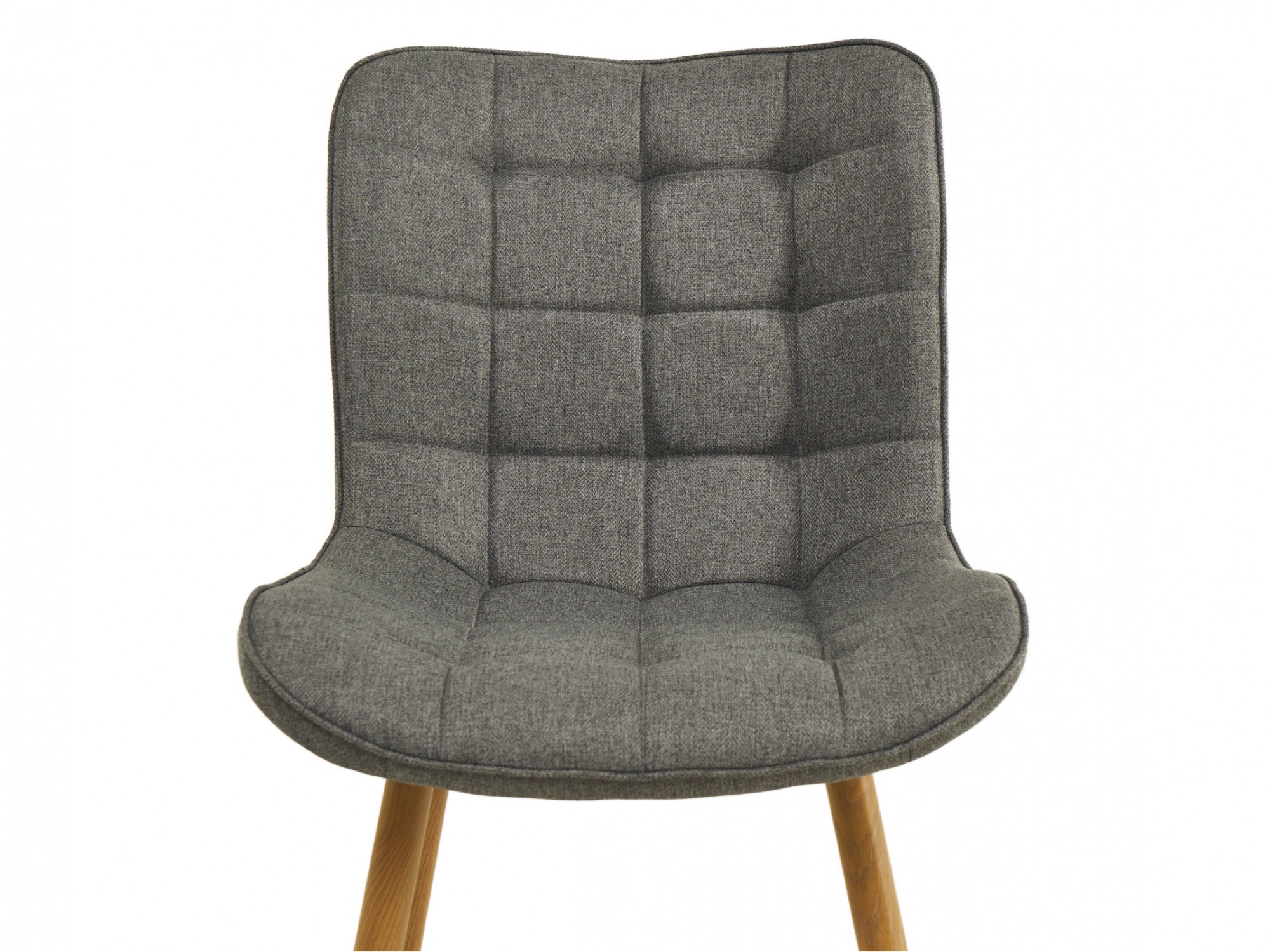 Sydney Dining Chair – Ash | Textured Fabric & Ash Wood-Effect Frame (Set of 2)