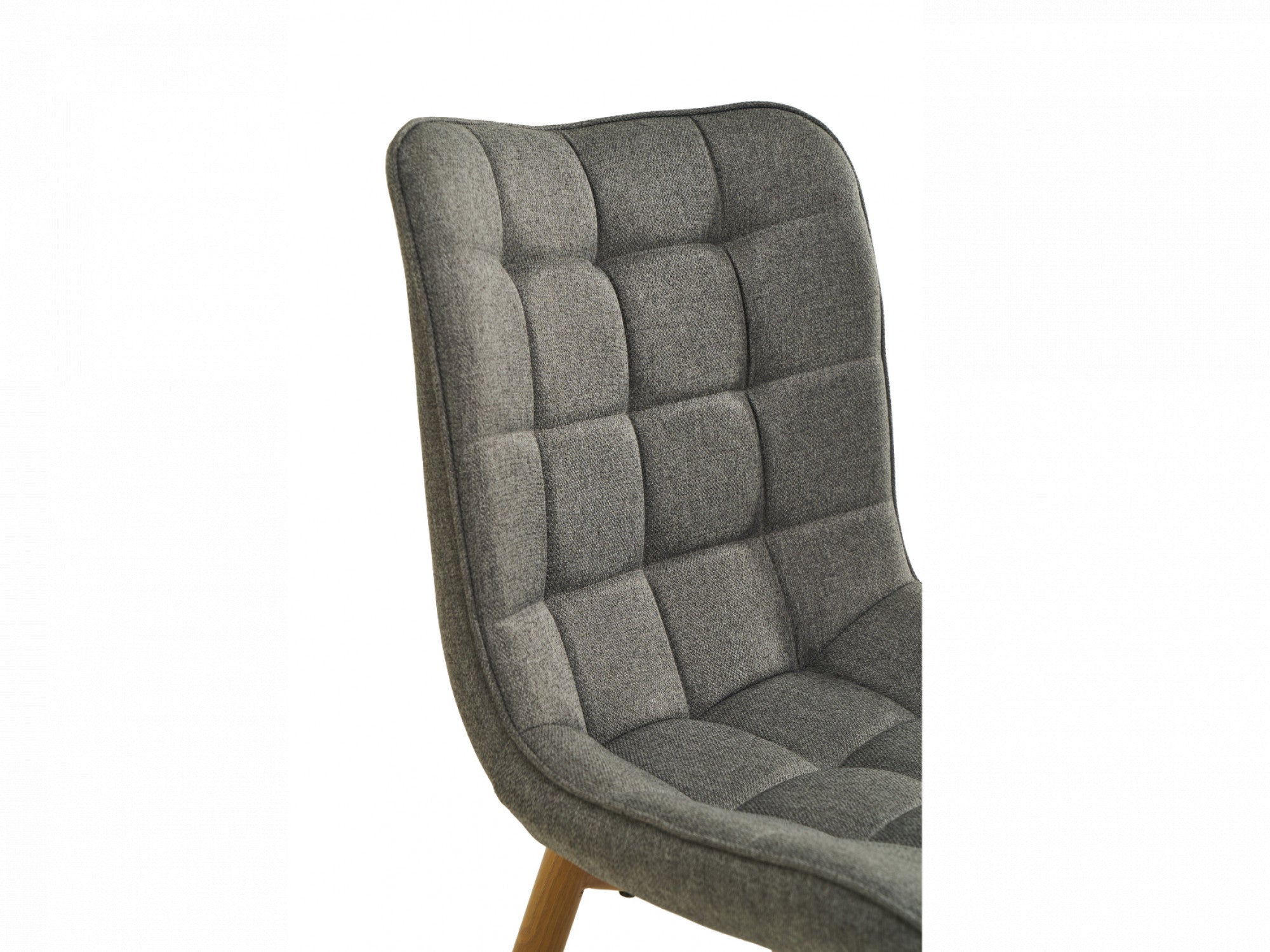 Sydney Dining Chair – Ash | Textured Fabric & Ash Wood-Effect Frame (Set of 4)