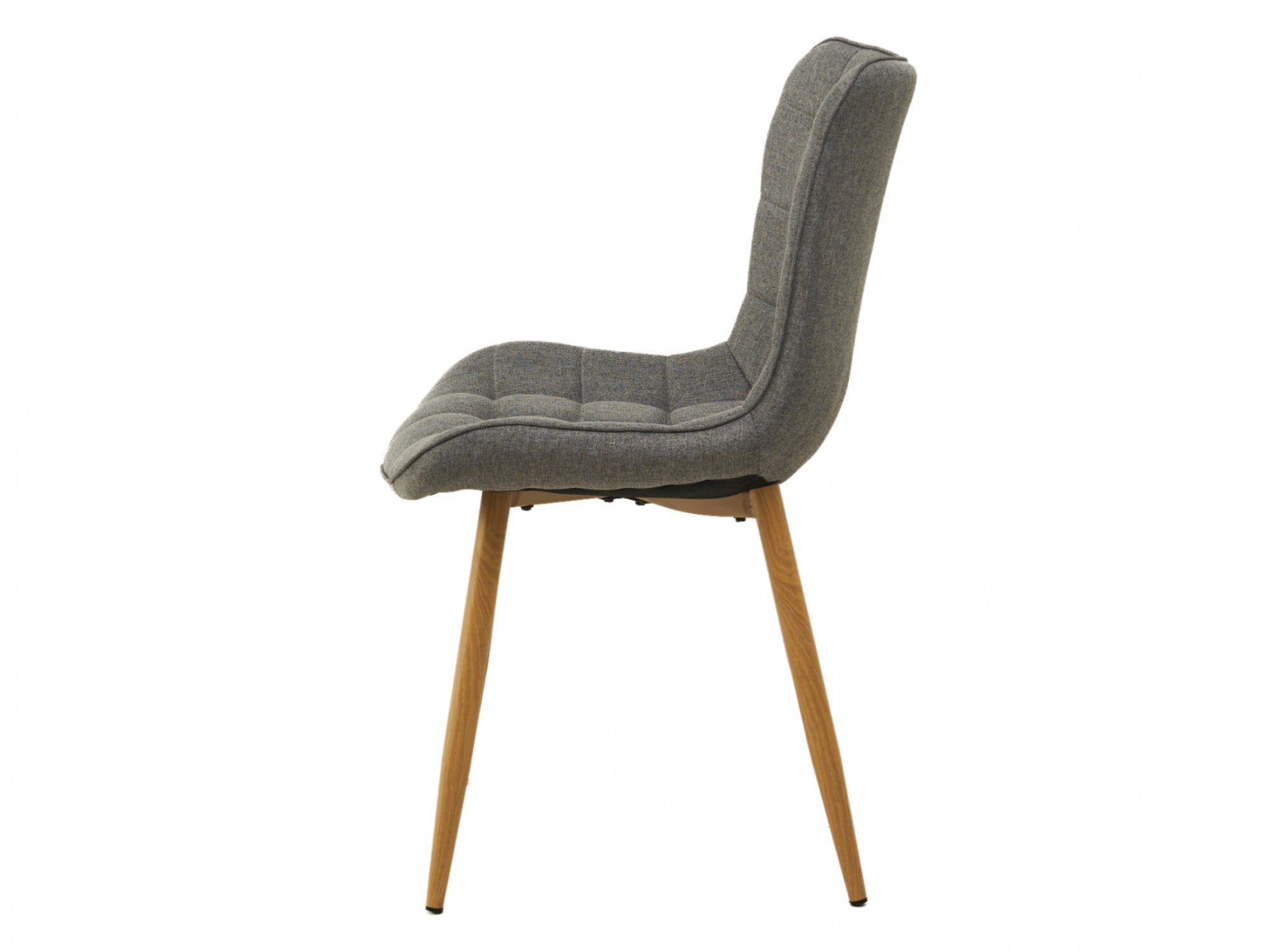 Sydney Dining Chair – Ash | Textured Fabric & Ash Wood-Effect Frame (Set of 4)