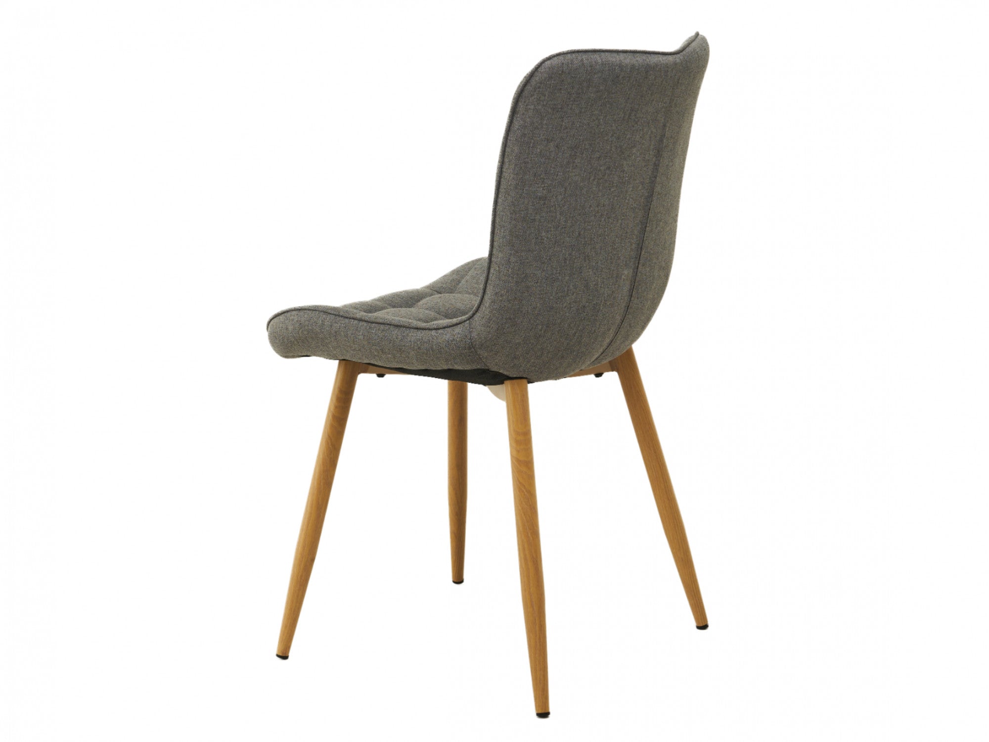 Sydney Dining Chair – Ash | Textured Fabric & Ash Wood-Effect Frame (Set of 4)