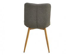 Sydney Dining Chair – Ash | Textured Fabric & Ash Wood-Effect Frame (Set of 4)