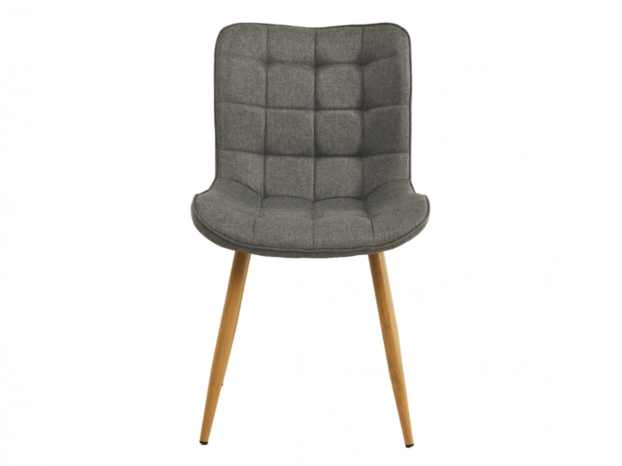 Sydney Dining Chair – Ash | Textured Fabric & Ash Wood-Effect Frame (Set of 4)