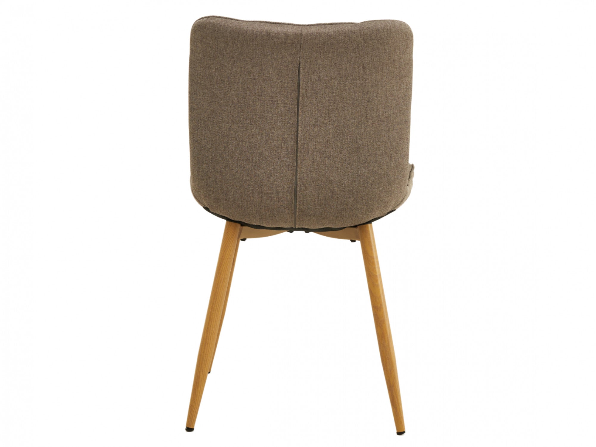 Sydney Dining Chair – Taupe | Textured Fabric & Ash Wood-Effect Frame (Set of 4)