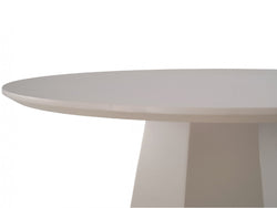 Monet Dining Table – Putty | Matte Polyurethane Finish