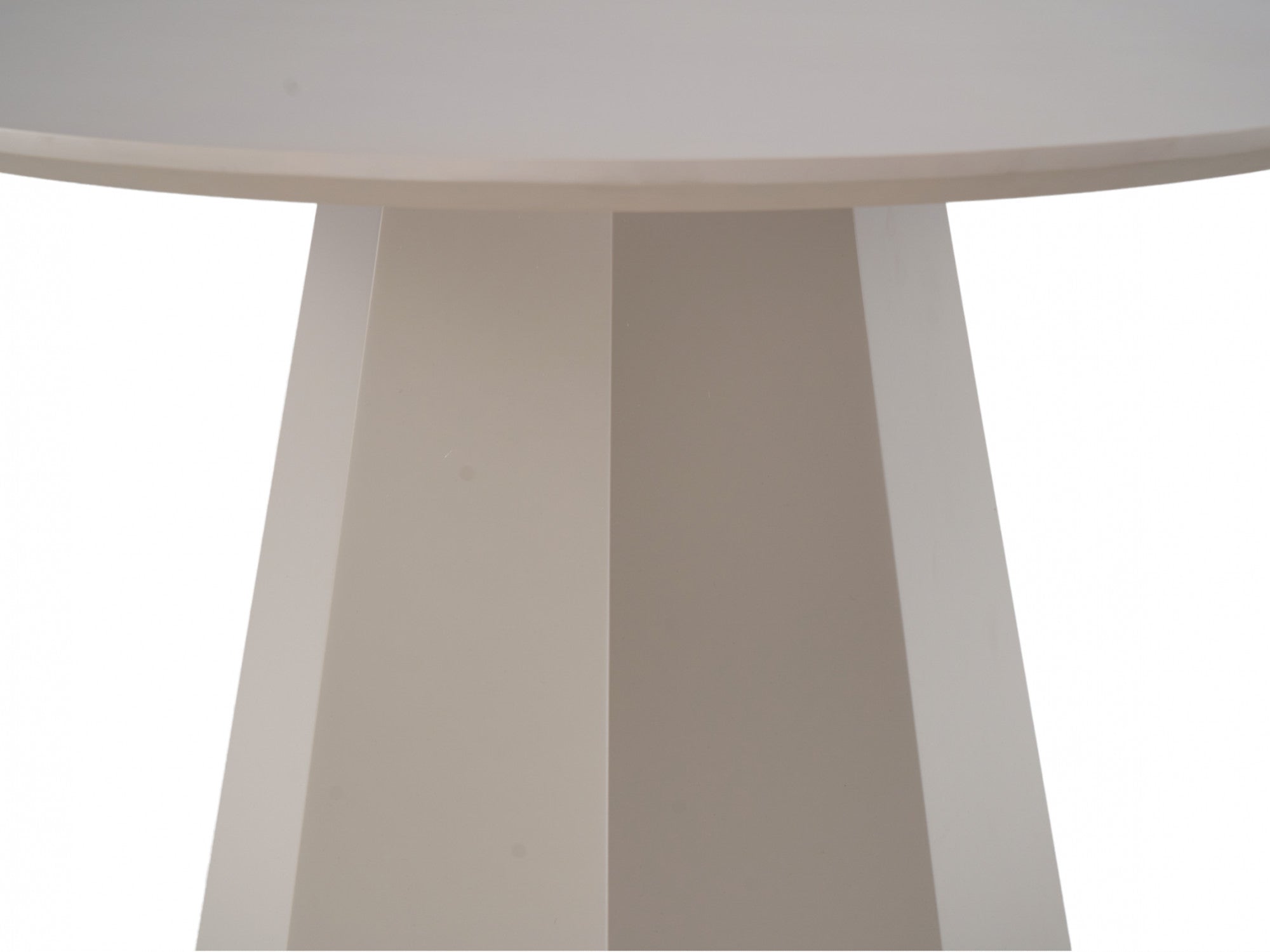 Monet Dining Table – Putty | Matte Polyurethane Finish