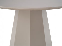 Monet Dining Table – Putty | Matte Polyurethane Finish