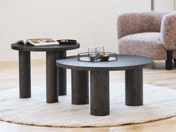 Capri Lamp Table – Coffee | Oak Veneer MDF