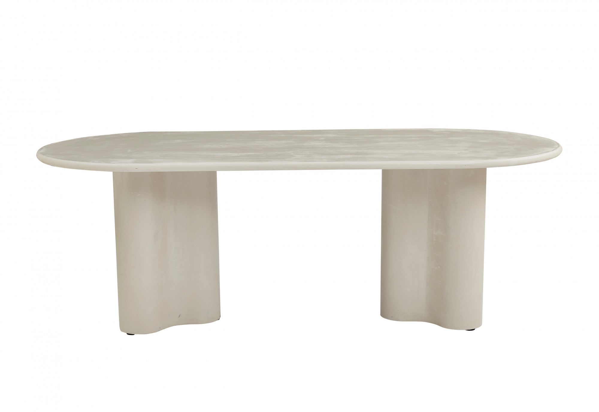 Coastal Dining Table – Pebble | Micro-Cement Coated MDF