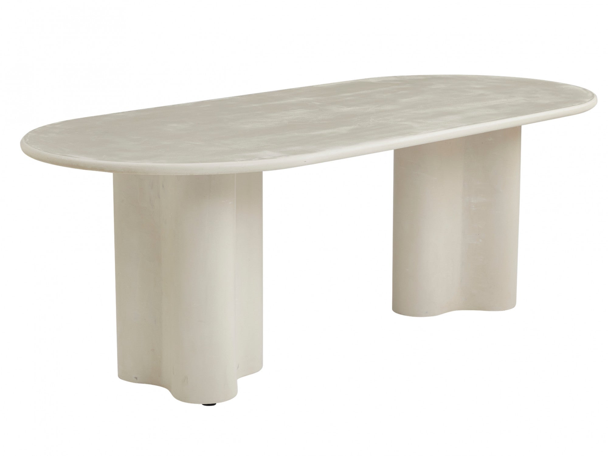 Coastal Dining Table – Pebble | Micro-Cement Coated MDF