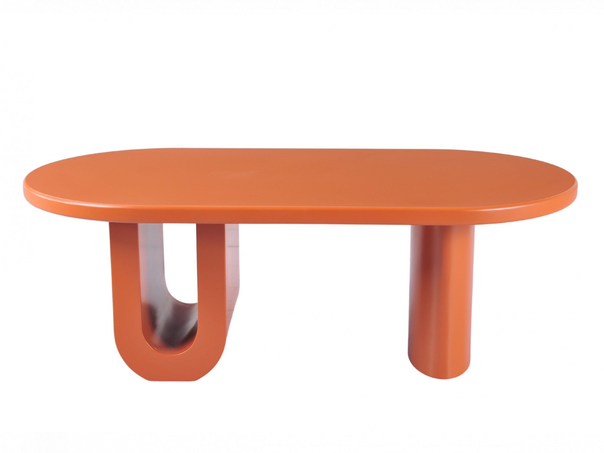 Citrus Coffee Table – Orange | Matte Polyurethane Finish