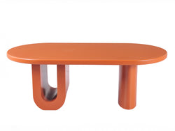 Citrus Coffee Table – Orange | Matte Polyurethane Finish