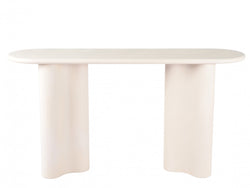Coastal Console Table – Pebble | Micro-Cement Coated MDF