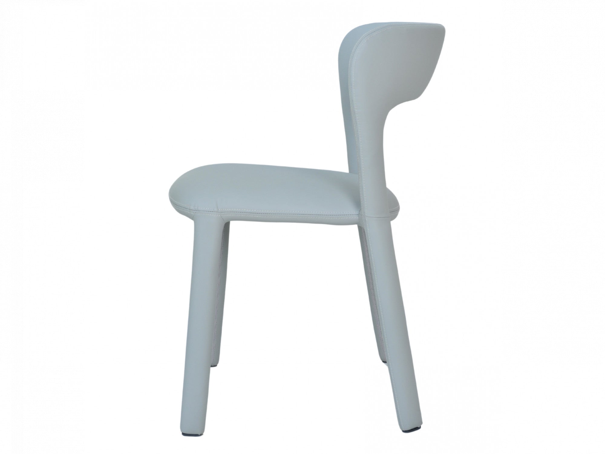 Madrid Dining Chair – Grey | Eco Leather Upholstery (Set of 2)