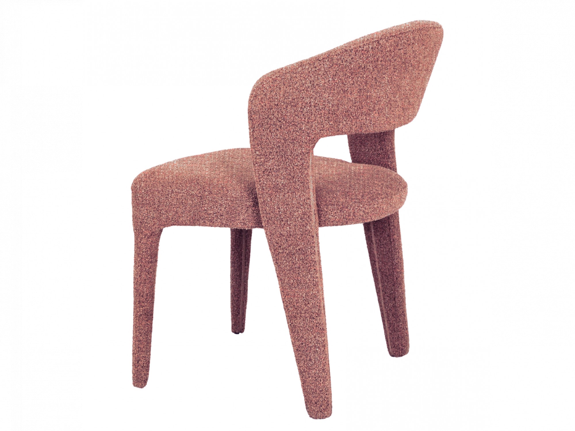 Seville Dining Chair – Sunset | Textured Fabric Upholstery (Set of 2)