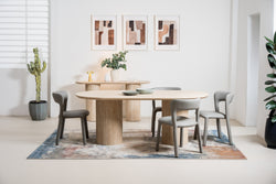 Madrid Dining Chair – Grey | Eco Leather Upholstery (Set of 2)