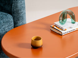 Citrus Coffee Table – Orange | Matte Polyurethane Finish