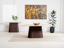 Crete Console Table Travertine