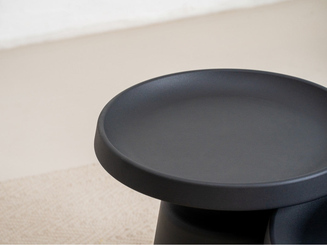 Fendi Coffee Table Set – Black | Powder-Coated Metal (Set of 2)