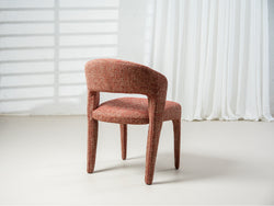Seville Dining Chair – Sunset | Textured Fabric Upholstery (Set of 2)