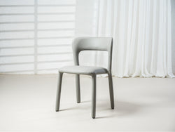 Madrid Dining Chair – Grey | Eco Leather Upholstery (Set of 2)