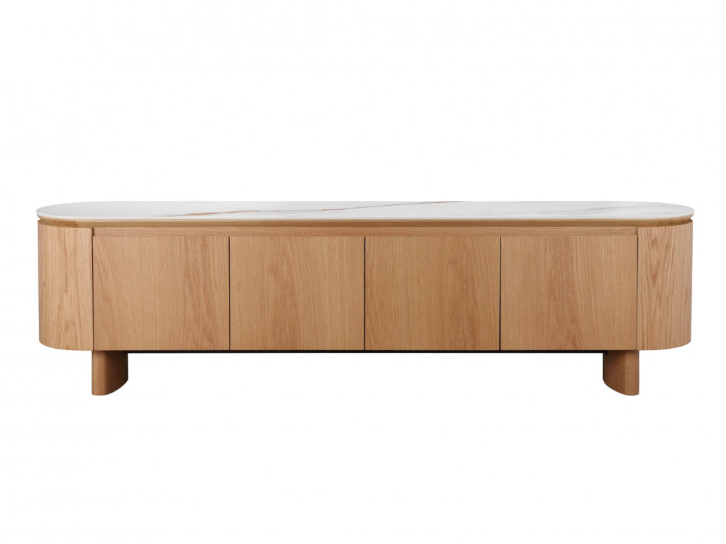 Lucerne TV Unit Natural With Ceramic