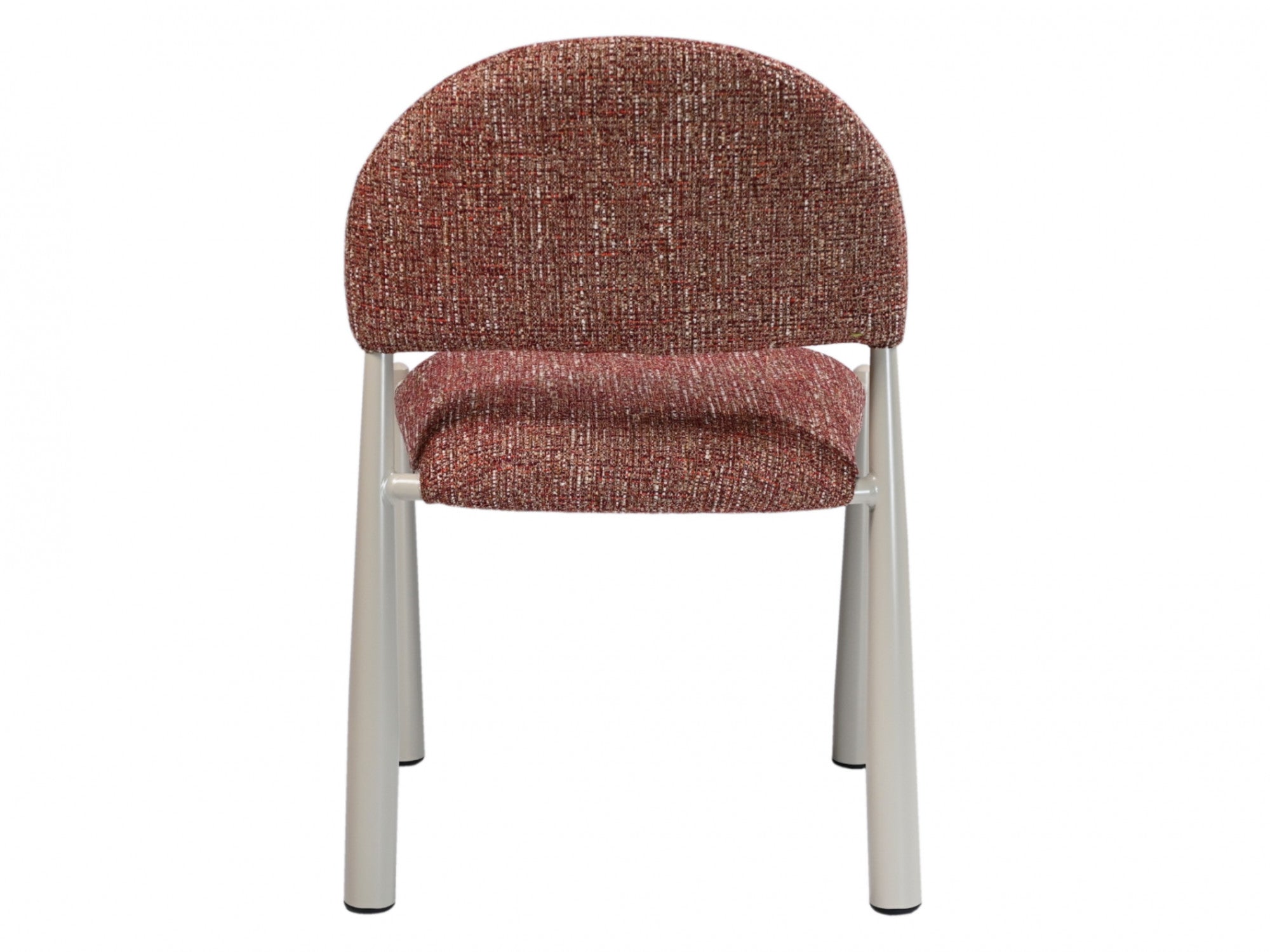 Egypt Dining Chair – Sunset | Textured Fabric & Creamy Frame (Set of 2)